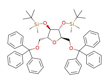 (2R,3R,4R,5R)-3,4-di-tert-butyldimethylsilyloxy-2,5-bis(1-trityloxymethyl)tetrahydrofuran
