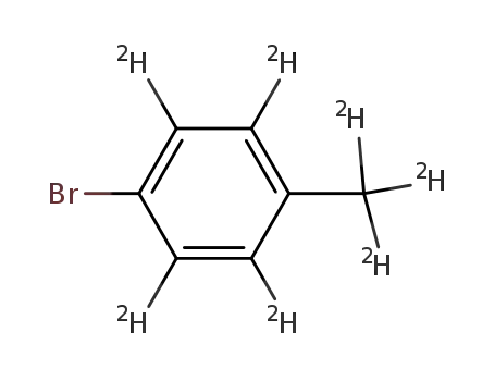 Molecular Structure of 229948-67-8 (4-BROMOTOLUENE-D7)