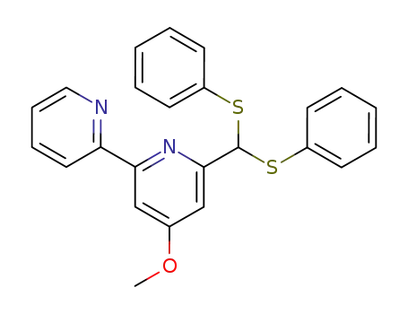 6-[bis(phenylthio)methyl]-4-methoxy-2,2'-bipyridine
