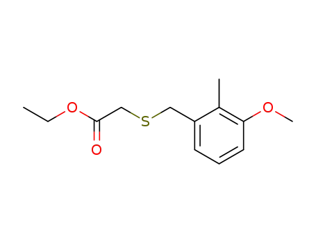 (3-methoxy-2-methyl-benzylsulfanyl)-acetic acid ethyl ester
