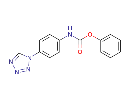 Molecular Structure of 217654-45-0 (phenyl 4-(1H-1-tetrazolyl)phenylcarbamate)