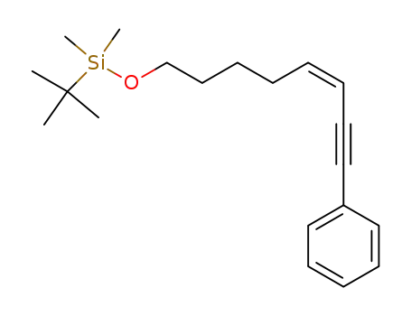 Molecular Structure of 306734-27-0 ((3Z)-8-(tert-butyldimethylsiloxy)-1-phenyl-3-octen-1-yne)