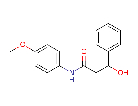 3-hydroxy-N-(4-methoxyphenyl)-3-phenylpropanamide