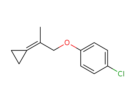 Molecular Structure of 218770-30-0 (Benzene, 1-chloro-4-(2-cyclopropylidenepropoxy)-)