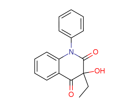 2,4(1H,3H)-Quinolinedione, 3-ethyl-3-hydroxy-1-phenyl- cas  84261-53-0