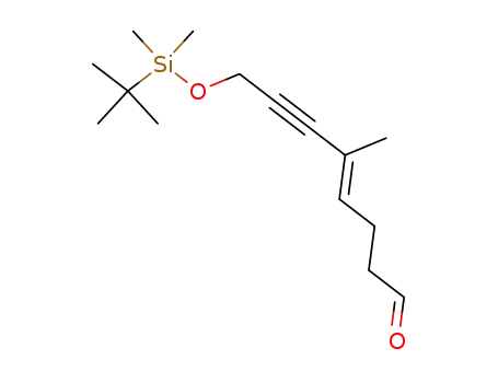 4-Octen-6-ynal, 8-[[(1,1-dimethylethyl)dimethylsilyl]oxy]-5-methyl-, (4E)-