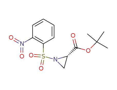 (S)-2-(2-nitro-benzenesulfonyl)-aziridine-2-carboxylic acid tert-butyl ester