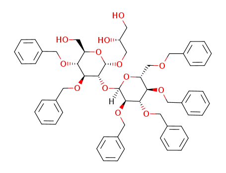 3-O-[2-O-(2,3,4,6-tetra-O-benzyl-α-D-glucopyranosyl)-3,4-di-O-benzyl-α-D-glucopyranosyl]-sn-glycerol