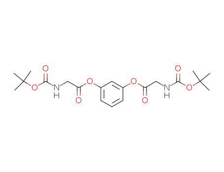 Molecular Structure of 485800-64-4 (Glycine, N-[(1,1-dimethylethoxy)carbonyl]-, 1,3-phenylene ester)