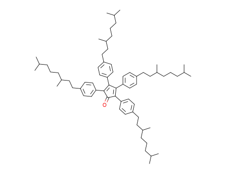 2,4-Cyclopentadien-1-one, 2,3,4,5-tetrakis[4-(3,7-dimethyloctyl)phenyl]-