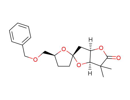 (2S,3a′R,5S,6a′R)-5-((benzyloxy)methyl)-6′,6′-dimethyltetrahydro-3H,3′H-spiro[furan-2,2′-furo[3,2-b]furan]-5′(3a′H)-one