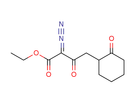 2-diazo-4-(2-oxocyclohexyl)-3-oxobutanoic acid ethyl ester