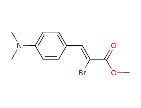 (Z)-2-bromo-3-(4-(dimethylamino)phenyl)acrylic acid methyl ester