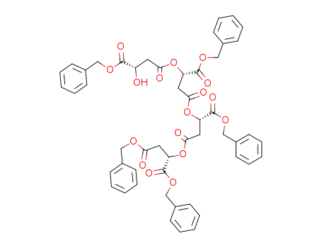 (S)-2-Hydroxy-succinic acid 1-benzyl ester 4-{(S)-1-benzyloxycarbonyl-2-[(S)-1-benzyloxycarbonyl-2-((S)-1,2-bis-benzyloxycarbonyl-ethoxycarbonyl)-ethoxycarbonyl]-ethyl} ester