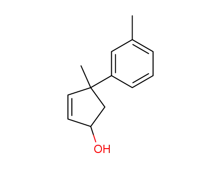 4-methyl-4-<i>m</i>-tolyl-cyclopent-2-enol