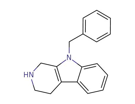 Molecular Structure of 134331-71-8 (1,2,3,4-TETRAHYDRO-9-(PHENYLMETHYL)-PYRIDO[3,4-B]INDOLE)
