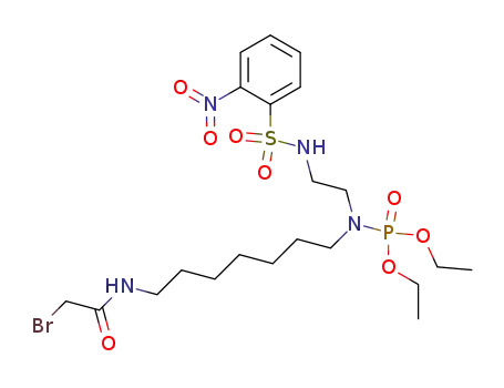 [7-(2-bromo-acetylamino)-heptyl]-[2-(2-nitro-benzenesulfonylamino)-ethyl]-phosphoramidic acid diethyl ester
