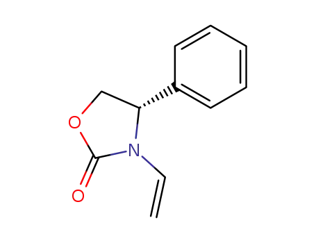 Molecular Structure of 128900-61-8 (2-Oxazolidinone, 3-ethenyl-4-phenyl-, (4S)-)