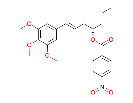 (S)-E-1-(3,4,5-trimethoxyphenyl)hept-1-en-4-yl-4-nitrobenzoate