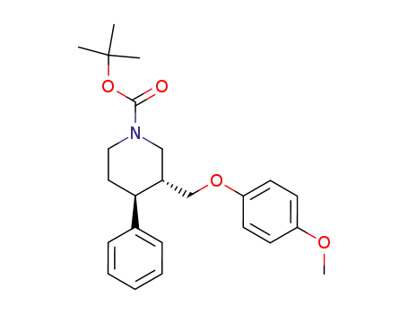 (3R,4S)-1-(tert-butoxycarbonyl)-3-(p-methoxyphenoxymethyl)-4-phenylpiperidine