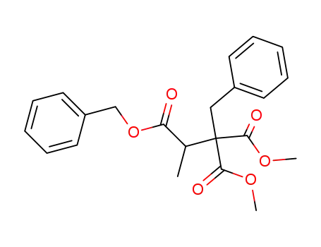3-benzyl 2,2-dimethyl 1-phenyl-2,2,3-butanetricarboxylate