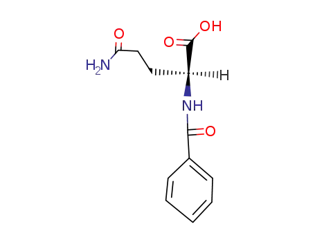 Molecular Structure of 14307-83-6 (N~2~-benzoylglutamine)