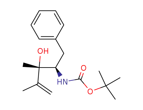 Carbamic acid,
[(1R,2S)-2-hydroxy-2,3-dimethyl-1-(phenylmethyl)-3-butenyl]-,
1,1-dimethylethyl ester