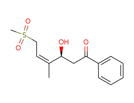 (Z)-(S)-3-Hydroxy-6-methanesulfonyl-4-methyl-1-phenyl-hex-4-en-1-one