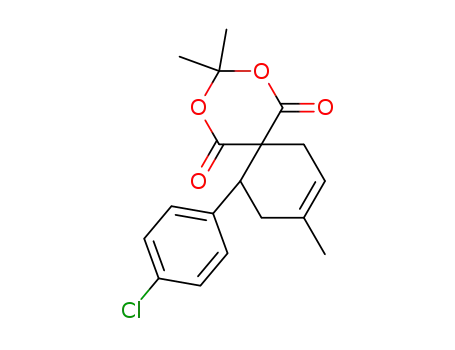 11-(4-chloro-phenyl)-3,3,9-trimethyl-2,4-dioxa-spiro[5.5]undec-8-ene-1,5-dione