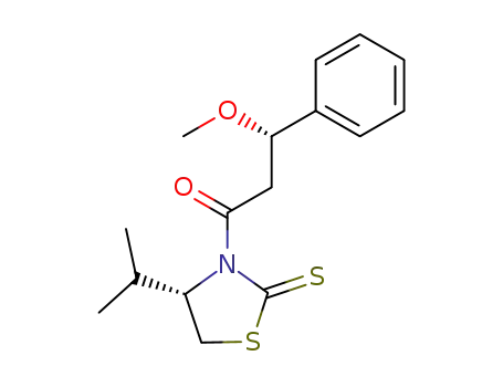 (S)-1-((S)-4-Isopropyl-2-thioxo-thiazolidin-3-yl)-3-methoxy-3-phenyl-propan-1-one