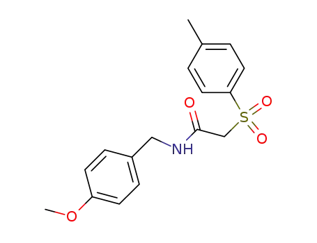Acetamide, N-[(4-methoxyphenyl)methyl]-2-[(4-methylphenyl)sulfonyl]-