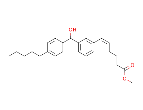 Methyl(5Z)-6-{3-[hydroxy-(4-pentylphenyl)methyl]phenyl}hex-5-enoate