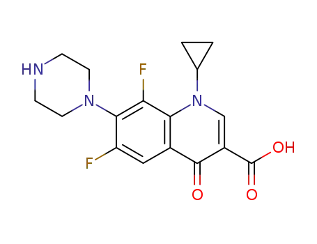 Molecular Structure of 94242-53-2 (8-fluorociprofloxacin)
