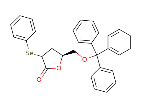 (4S)-(+)-2-phenylseleno-4-trityloxymethyl-butan-4-olide