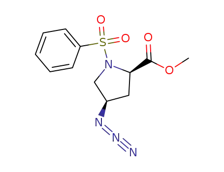 methyl (2R,4R)-4-azido-1-(phenylsulfonyl)-2-pyrrolidinecarboxylate