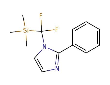 Molecular Structure of 341529-08-6 (2-PHENYL-IMIDAZOL-1-YL-DIFLUOROMETHYL-TRIMETHYLSILANE)