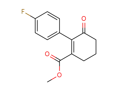 methyl 2-(4-fluorophenyl)-3-oxo-1-cyclohex-1-enecarboxylate