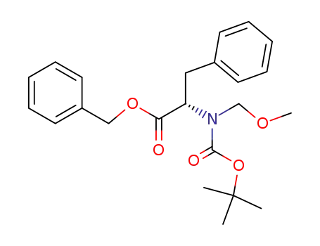 L-Phenylalanine, N-[(1,1-dimethylethoxy)carbonyl]-N-(methoxymethyl)-,
phenylmethyl ester