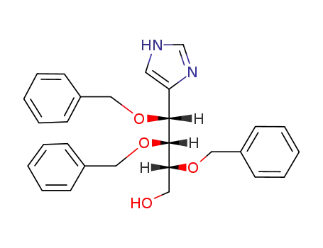 (2R,3R,4R)-2,3,4-Tris-benzyloxy-4-(1H-imidazol-4-yl)-butan-1-ol
