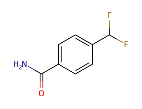 Molecular Structure of 64747-70-2 (Benzamide, 4-(difluoromethyl)-)