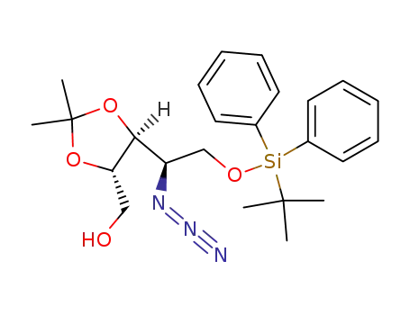 (2S,3S,4R)-4-Azido-2,3-dioxyisopropylidene-5-tert-butyldiphenylsilyloxypentanol