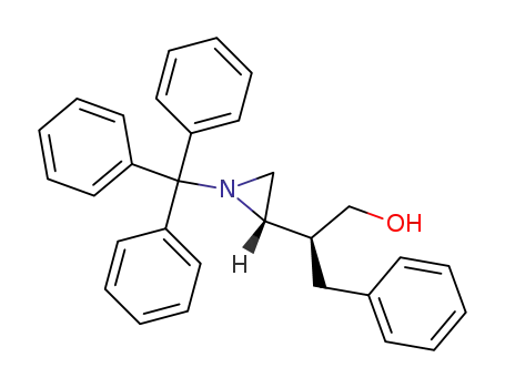 (2S,3S)-2-benzyl-3,4-(triphenylmethylimino)butan-1-ol