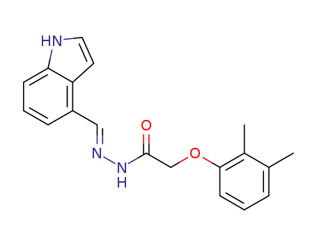 (E)-N’-((1H-indol-4-yl)methylene)-2-(2,3-dimethylphenoxy)acetohydrazide