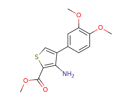 2-Thiophenecarboxylic acid, 3-amino-4-(3,4-dimethoxyphenyl)-, methyl
ester