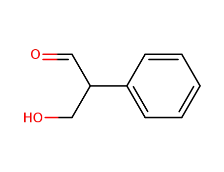 Molecular Structure of 62559-34-6 (Benzeneacetaldehyde, a-(hydroxymethyl)-)