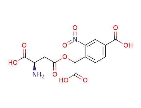 Molecular Structure of 444667-16-7 (4-O-(α,4-dicarboxy-2-nitrobenzyl) aspartate)