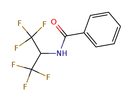 Molecular Structure of 2151-49-7 (Benzamide, N-[2,2,2-trifluoro-1-(trifluoromethyl)ethyl]-)