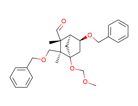(1S,2R,3R,4R,6S)-6-Benzyloxy-3-benzyloxymethyl-4-methoxymethoxy-2,3-dimethyl-bicyclo[2.2.1]heptane-2-carbaldehyde