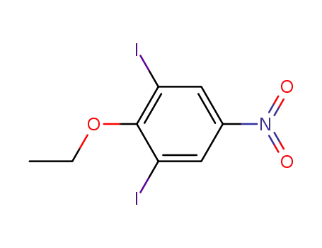Molecular Structure of 31199-98-1 (3,5-diiodo-4-ethoxy-nitrobenzene)