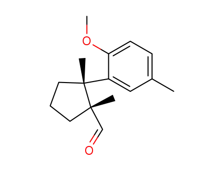 1,2-dimethyl-1-formyl-2-(2-methoxy-5-methylphenyl)cyclopentane